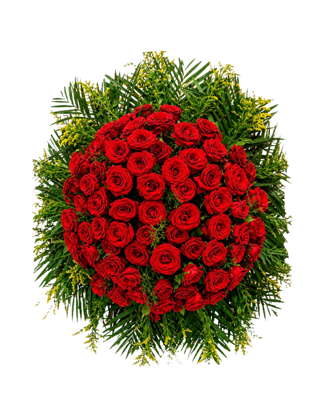 Coroa Especial de Rosas Vermelhas