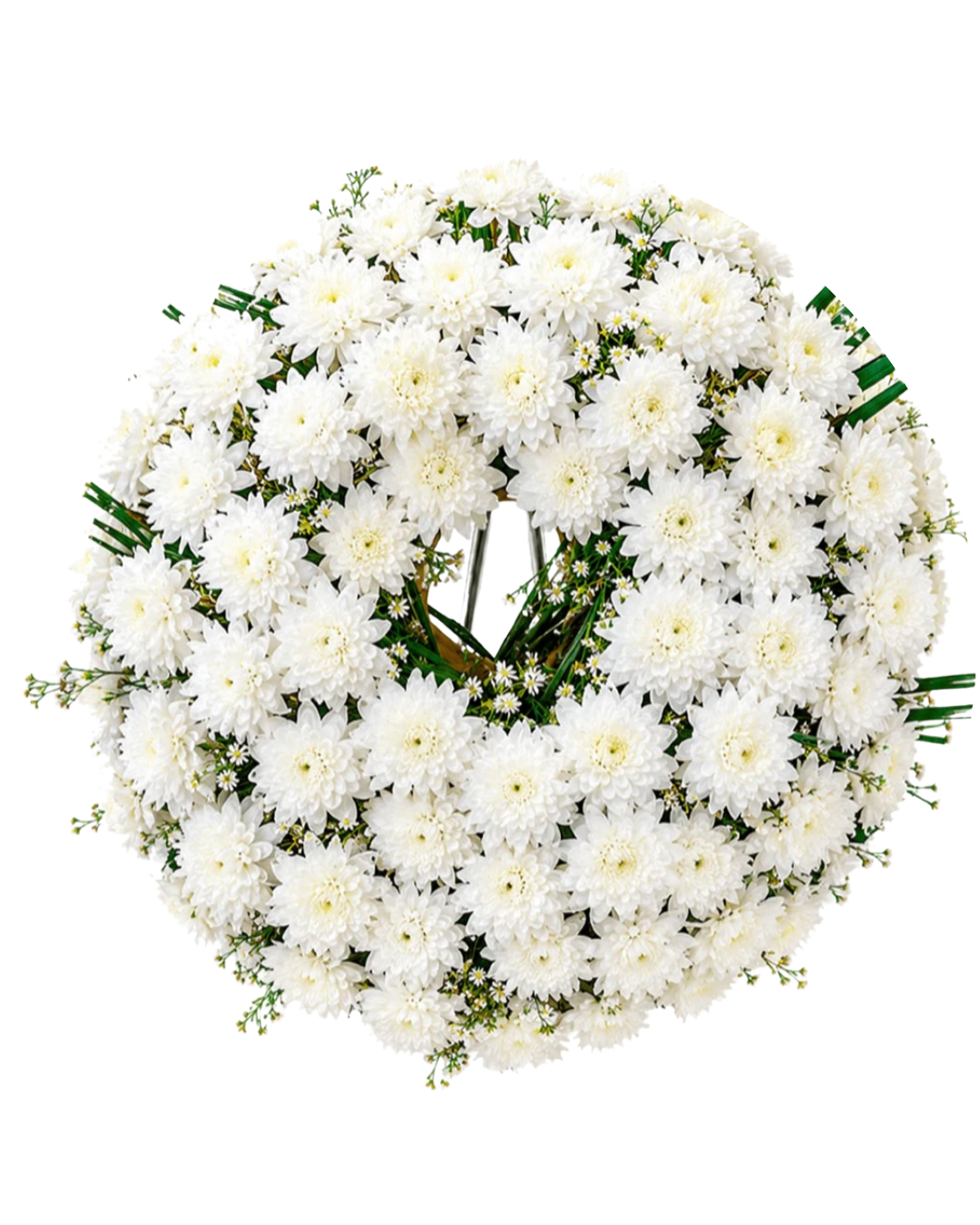 Coroa de Flores Branca Especial